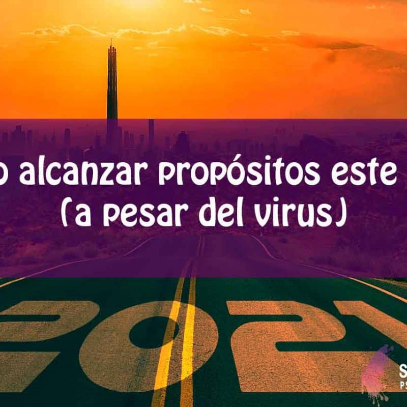 Carretera con 2021 en el suelo