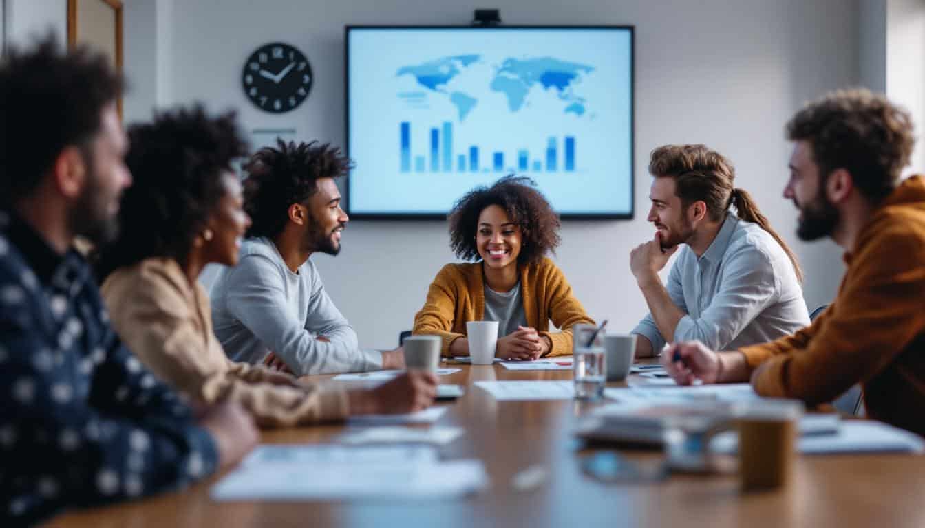 grupo trabajo reunico sala reuniones